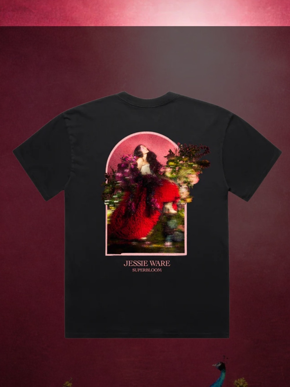 Jessie Ware Superbloom Black Graphic Tee NWT